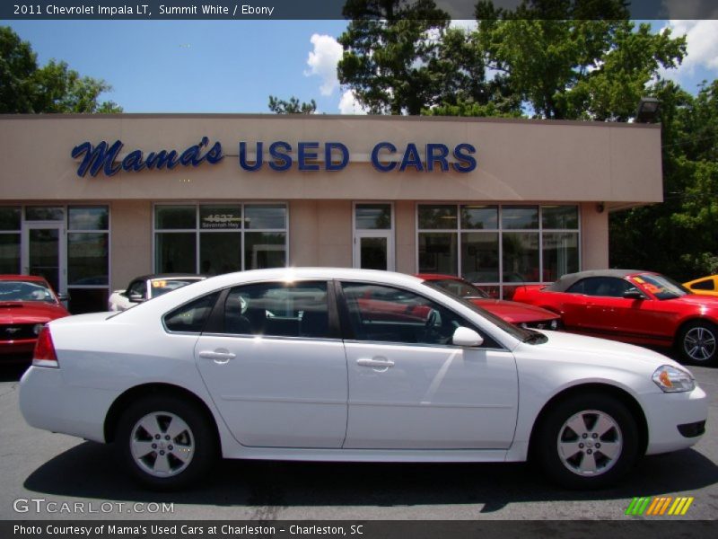 Summit White / Ebony 2011 Chevrolet Impala LT