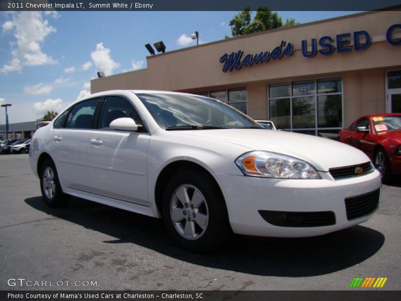 Summit White / Ebony 2011 Chevrolet Impala LT