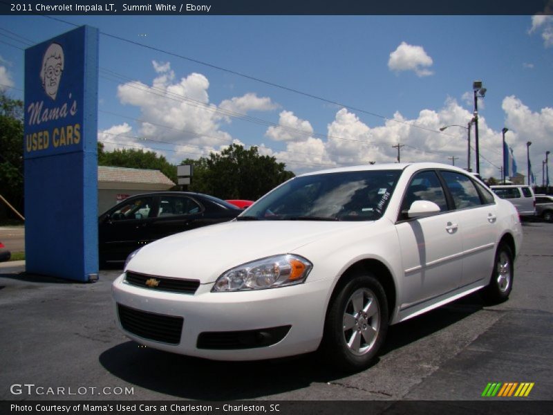Summit White / Ebony 2011 Chevrolet Impala LT