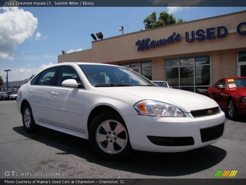 Summit White / Ebony 2011 Chevrolet Impala LT