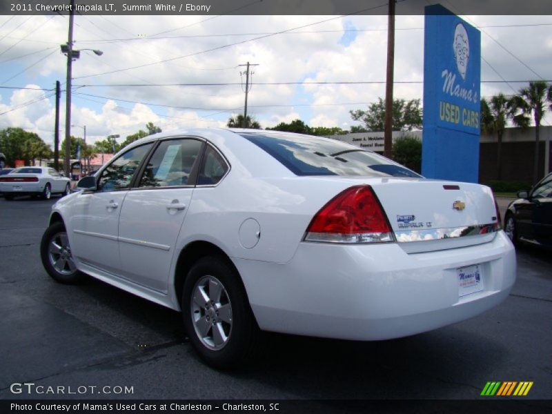 Summit White / Ebony 2011 Chevrolet Impala LT