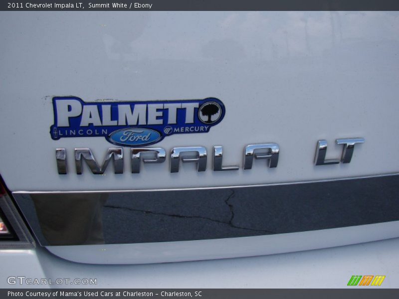 Summit White / Ebony 2011 Chevrolet Impala LT