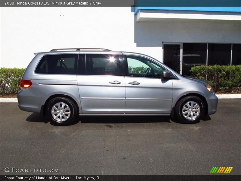 Nimbus Gray Metallic / Gray 2008 Honda Odyssey EX