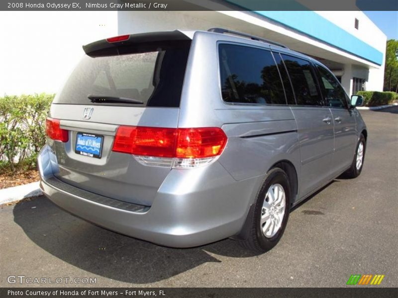 Nimbus Gray Metallic / Gray 2008 Honda Odyssey EX