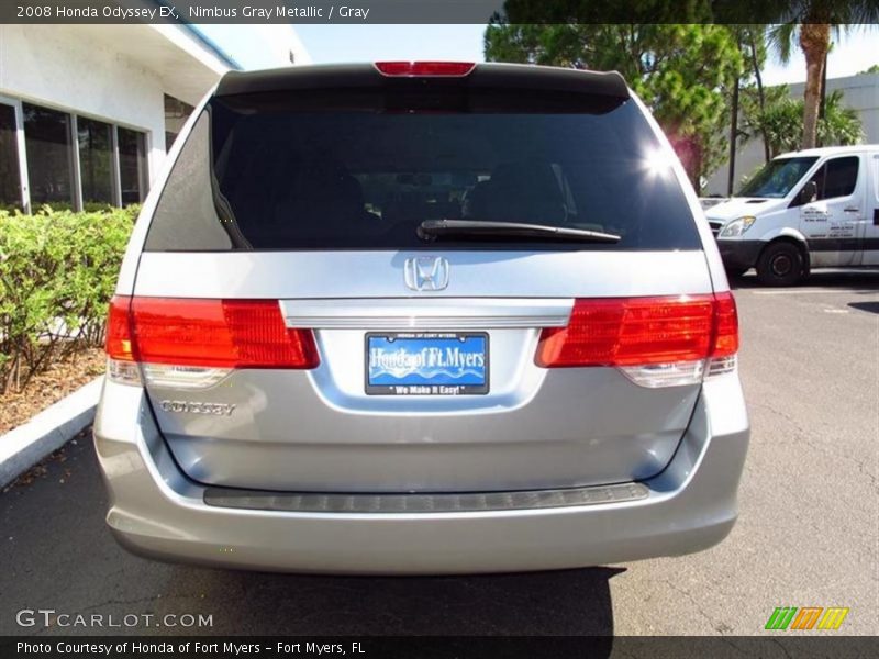 Nimbus Gray Metallic / Gray 2008 Honda Odyssey EX