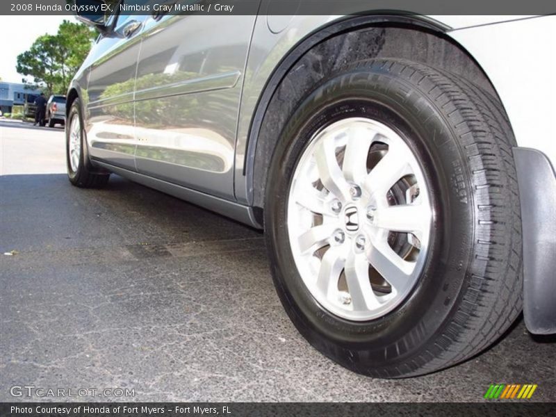 Nimbus Gray Metallic / Gray 2008 Honda Odyssey EX