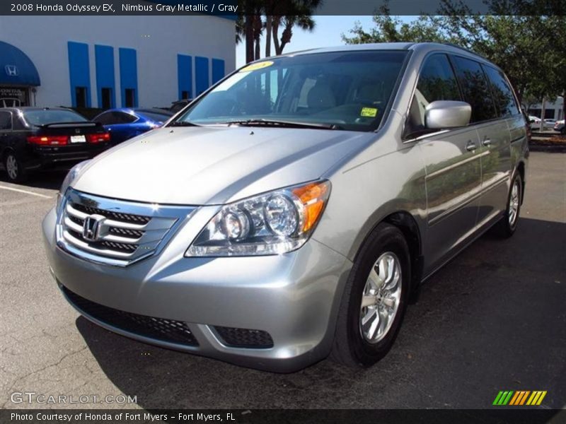 Nimbus Gray Metallic / Gray 2008 Honda Odyssey EX