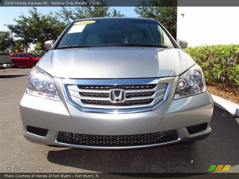 Nimbus Gray Metallic / Gray 2008 Honda Odyssey EX