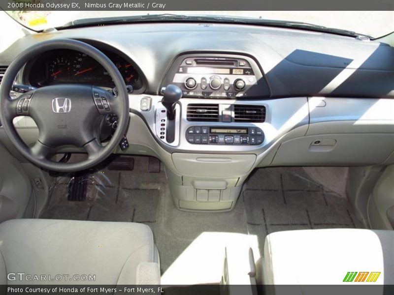 Nimbus Gray Metallic / Gray 2008 Honda Odyssey EX