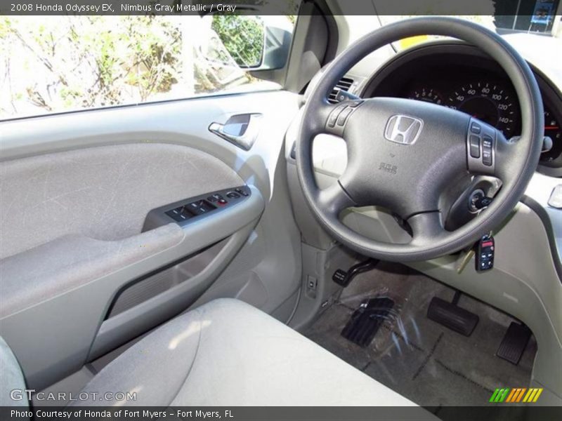 Nimbus Gray Metallic / Gray 2008 Honda Odyssey EX