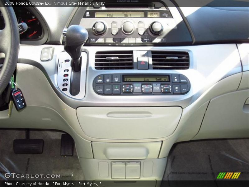 Nimbus Gray Metallic / Gray 2008 Honda Odyssey EX