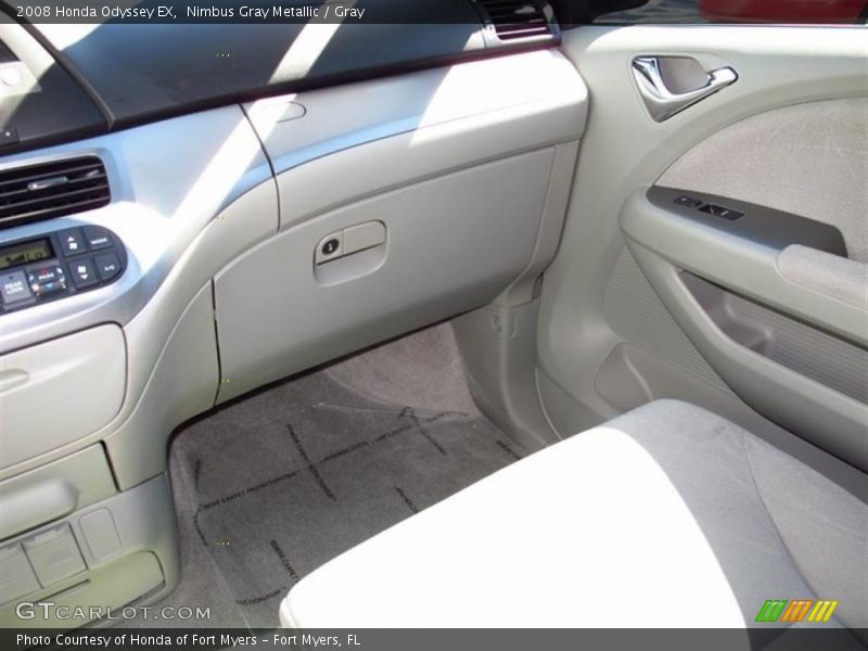 Nimbus Gray Metallic / Gray 2008 Honda Odyssey EX