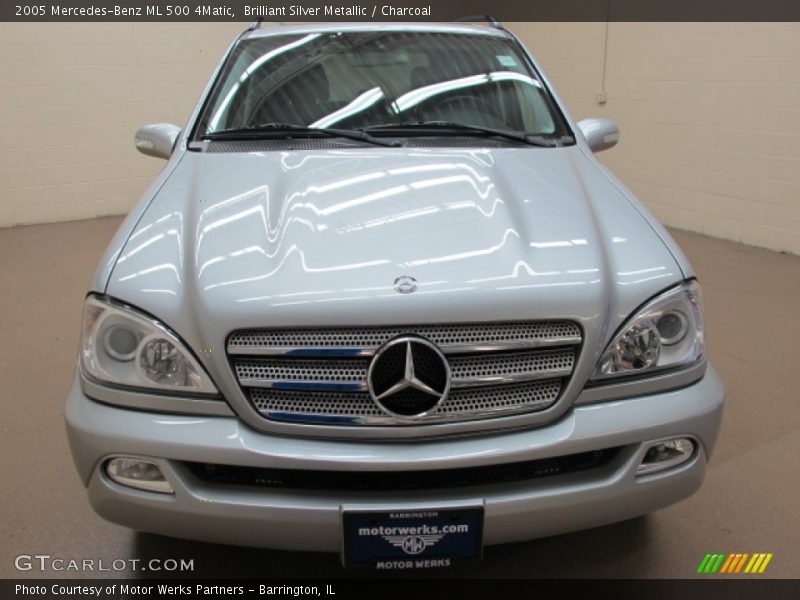Brilliant Silver Metallic / Charcoal 2005 Mercedes-Benz ML 500 4Matic