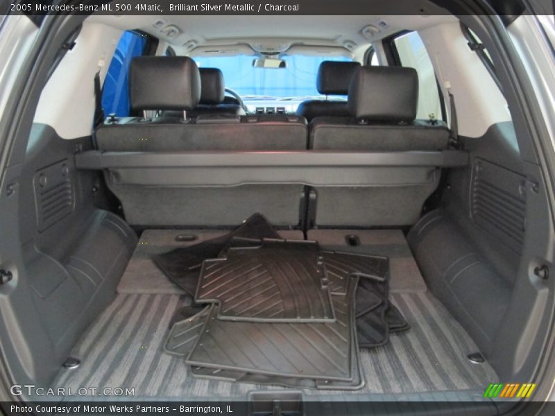 Brilliant Silver Metallic / Charcoal 2005 Mercedes-Benz ML 500 4Matic