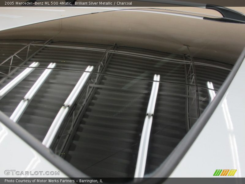 Brilliant Silver Metallic / Charcoal 2005 Mercedes-Benz ML 500 4Matic