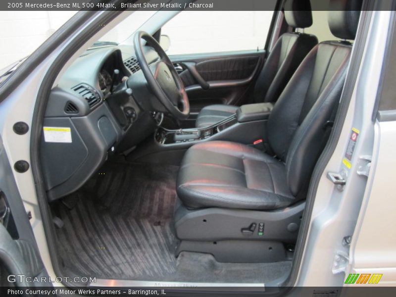 Brilliant Silver Metallic / Charcoal 2005 Mercedes-Benz ML 500 4Matic