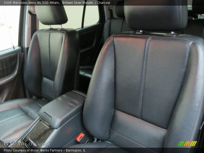 Brilliant Silver Metallic / Charcoal 2005 Mercedes-Benz ML 500 4Matic