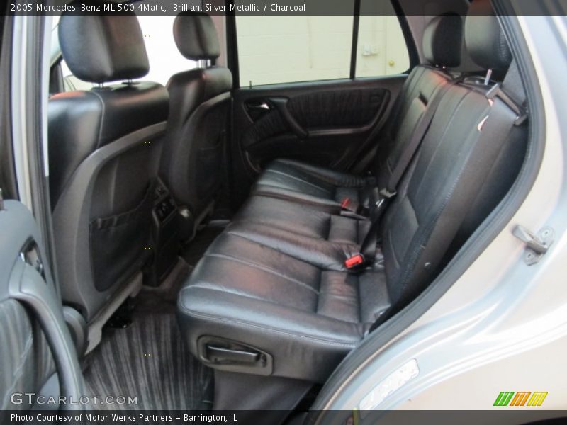 Brilliant Silver Metallic / Charcoal 2005 Mercedes-Benz ML 500 4Matic