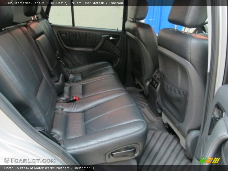 Brilliant Silver Metallic / Charcoal 2005 Mercedes-Benz ML 500 4Matic