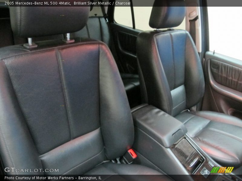Brilliant Silver Metallic / Charcoal 2005 Mercedes-Benz ML 500 4Matic