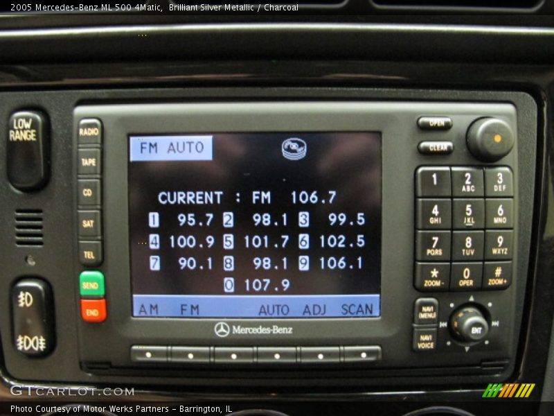 Brilliant Silver Metallic / Charcoal 2005 Mercedes-Benz ML 500 4Matic