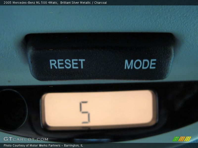 Brilliant Silver Metallic / Charcoal 2005 Mercedes-Benz ML 500 4Matic