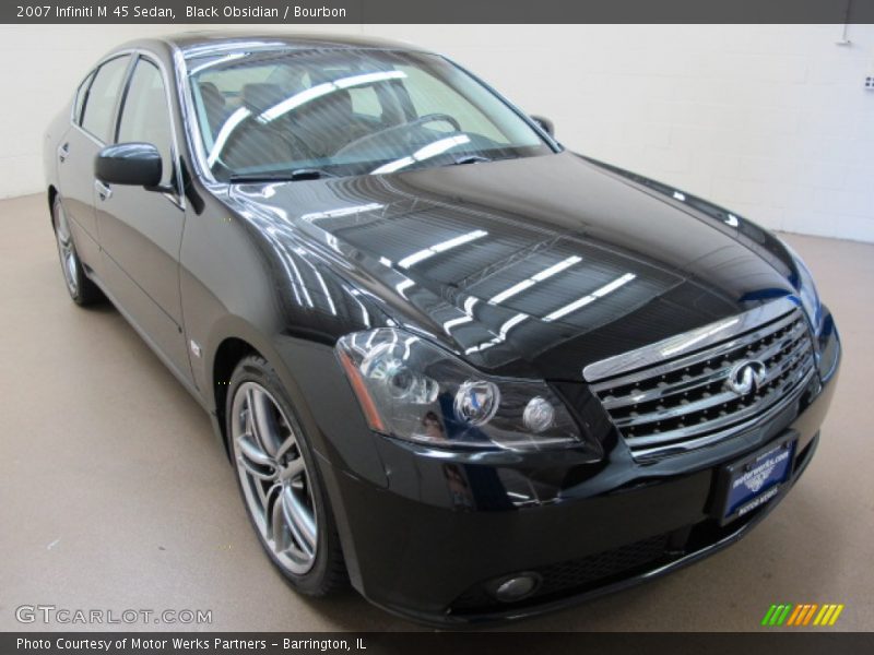 Black Obsidian / Bourbon 2007 Infiniti M 45 Sedan