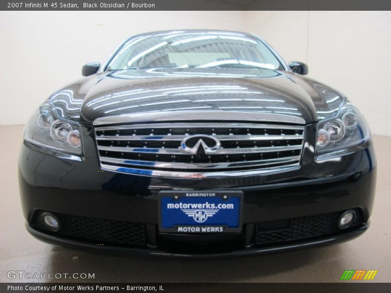 Black Obsidian / Bourbon 2007 Infiniti M 45 Sedan