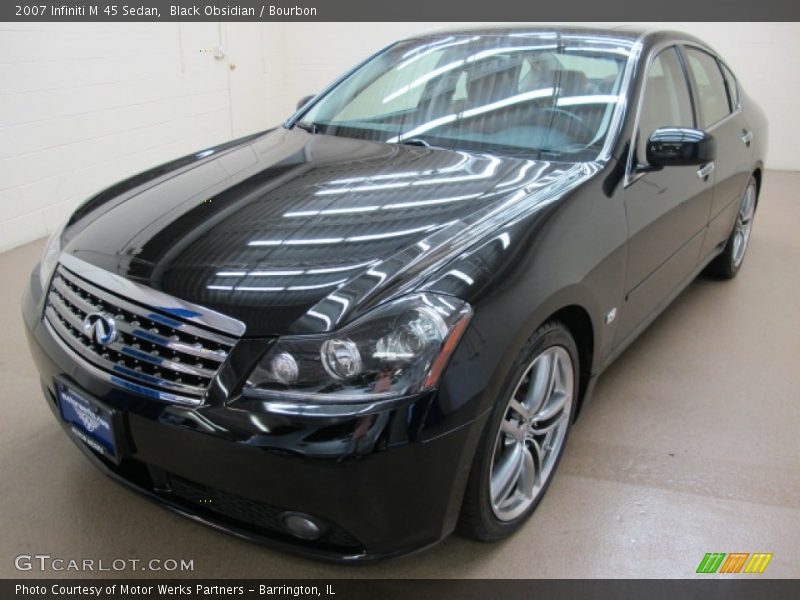 Black Obsidian / Bourbon 2007 Infiniti M 45 Sedan