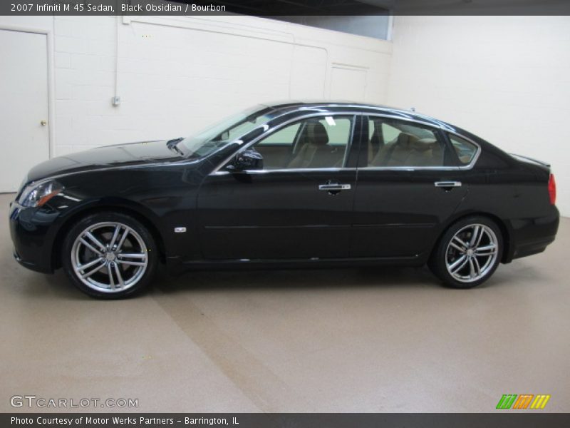 Black Obsidian / Bourbon 2007 Infiniti M 45 Sedan