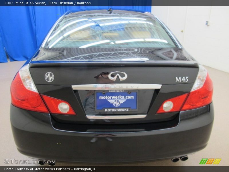 Black Obsidian / Bourbon 2007 Infiniti M 45 Sedan