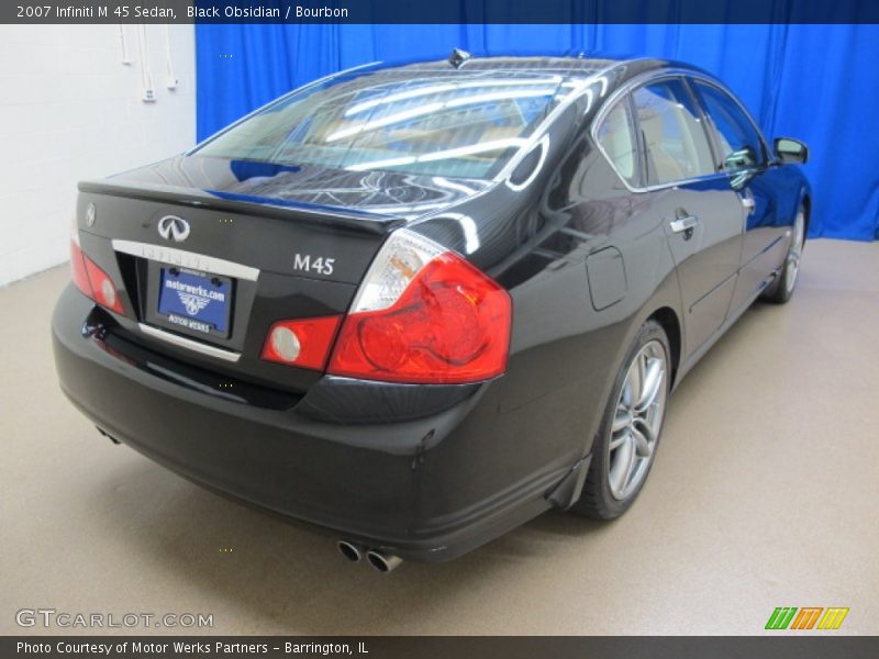 Black Obsidian / Bourbon 2007 Infiniti M 45 Sedan