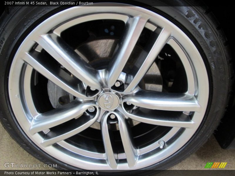 Black Obsidian / Bourbon 2007 Infiniti M 45 Sedan