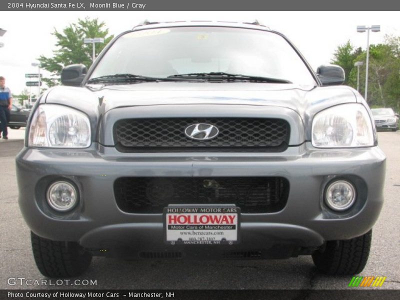 Moonlit Blue / Gray 2004 Hyundai Santa Fe LX