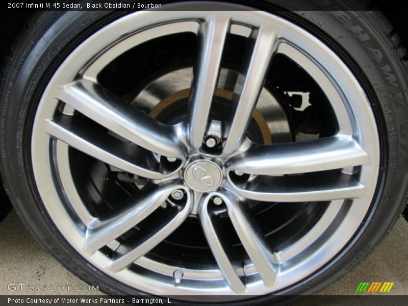 Black Obsidian / Bourbon 2007 Infiniti M 45 Sedan