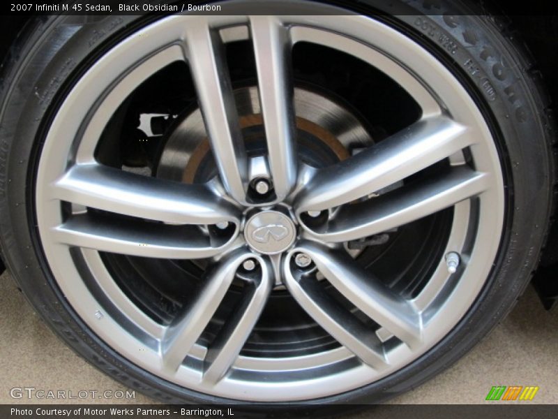 Black Obsidian / Bourbon 2007 Infiniti M 45 Sedan