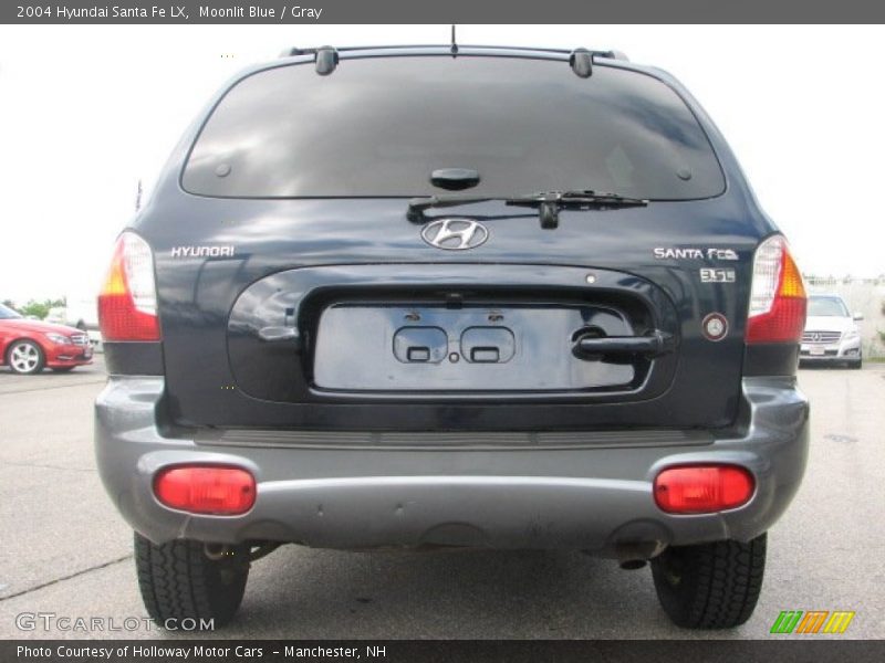 Moonlit Blue / Gray 2004 Hyundai Santa Fe LX