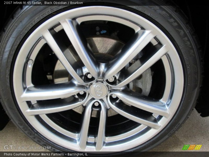 Black Obsidian / Bourbon 2007 Infiniti M 45 Sedan