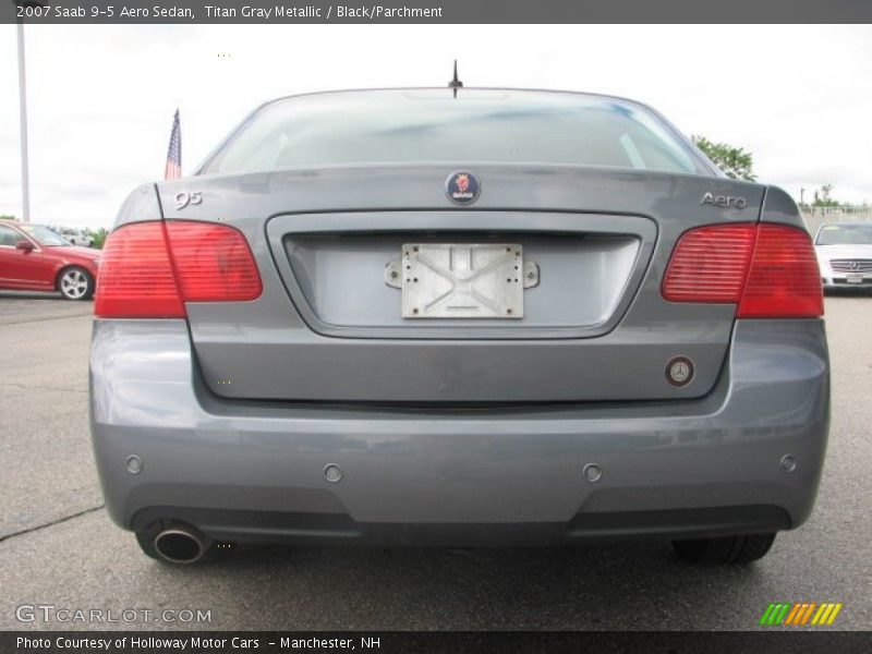 Titan Gray Metallic / Black/Parchment 2007 Saab 9-5 Aero Sedan