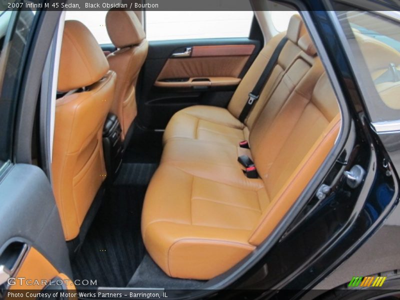 Black Obsidian / Bourbon 2007 Infiniti M 45 Sedan
