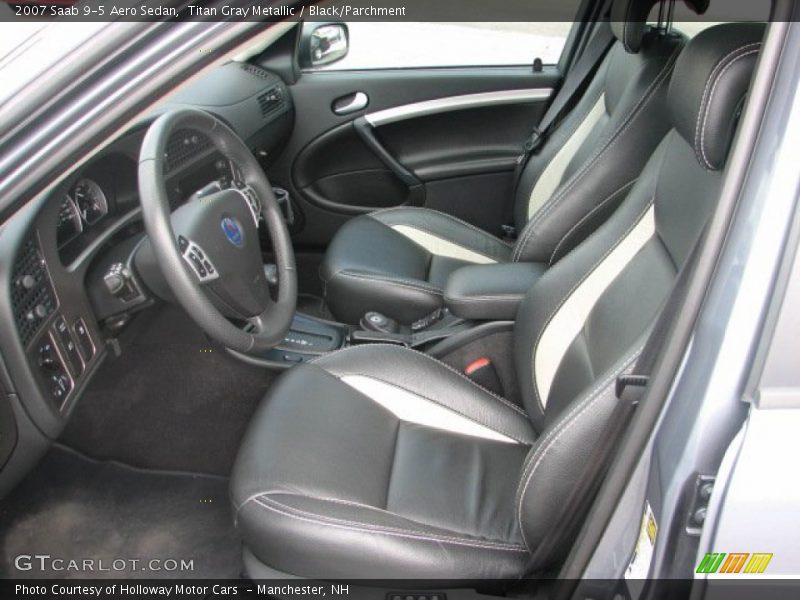  2007 9-5 Aero Sedan Black/Parchment Interior