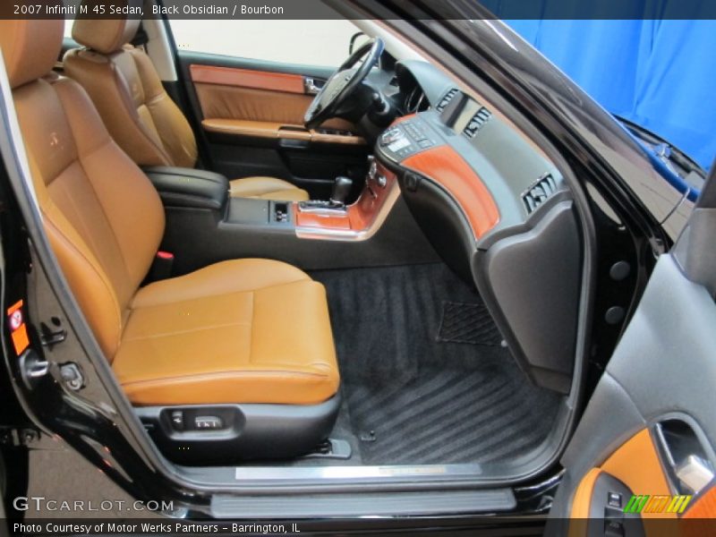 Black Obsidian / Bourbon 2007 Infiniti M 45 Sedan