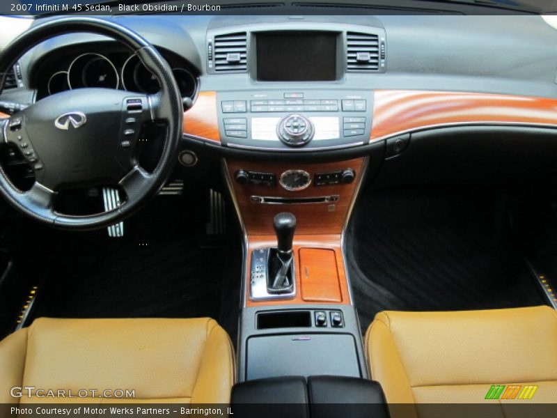 Black Obsidian / Bourbon 2007 Infiniti M 45 Sedan