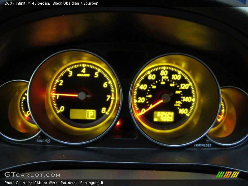 Black Obsidian / Bourbon 2007 Infiniti M 45 Sedan