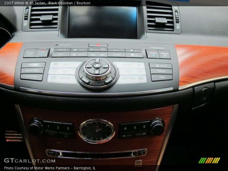 Black Obsidian / Bourbon 2007 Infiniti M 45 Sedan