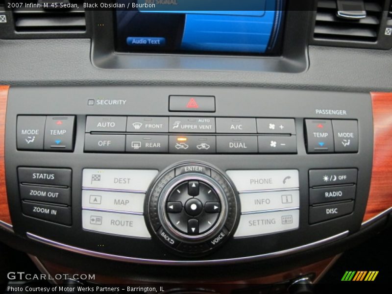 Black Obsidian / Bourbon 2007 Infiniti M 45 Sedan