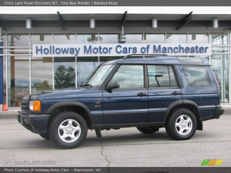 Oslo Blue Metallic / Bahama Beige 2001 Land Rover Discovery SE7