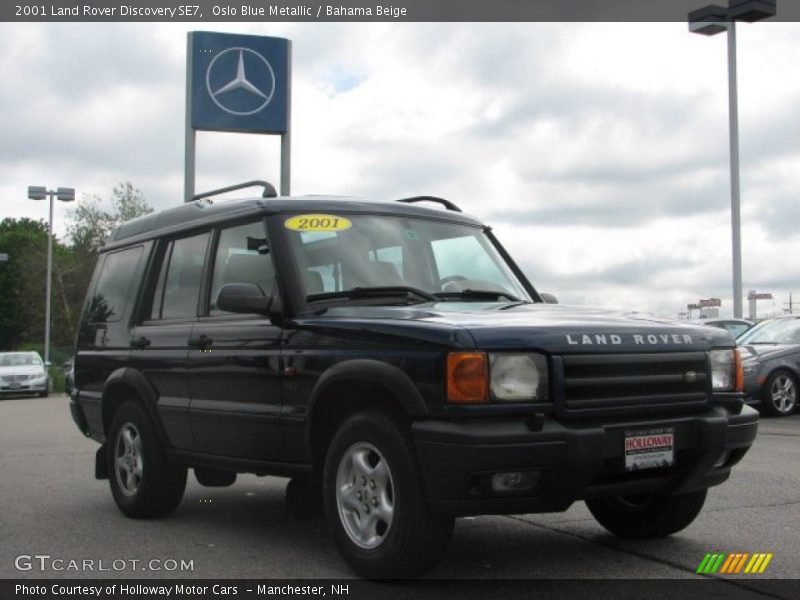 Oslo Blue Metallic / Bahama Beige 2001 Land Rover Discovery SE7