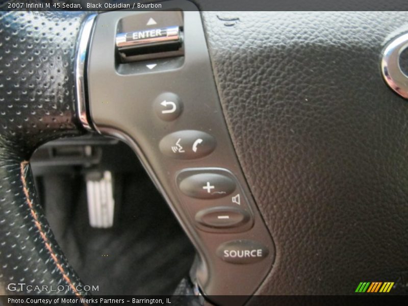 Black Obsidian / Bourbon 2007 Infiniti M 45 Sedan