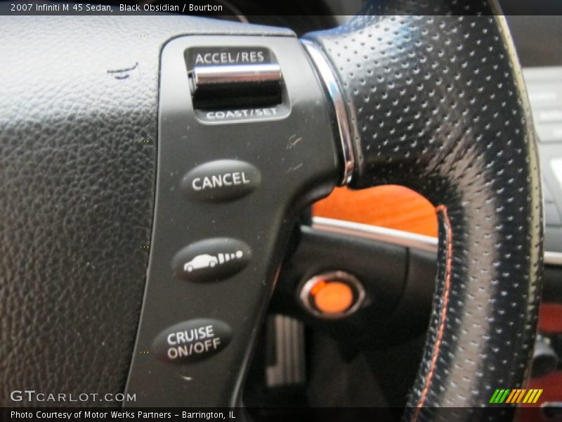 Black Obsidian / Bourbon 2007 Infiniti M 45 Sedan